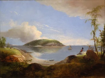 Souvenir van Bear Island, Maine, 1850
